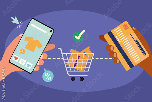 shopping online process