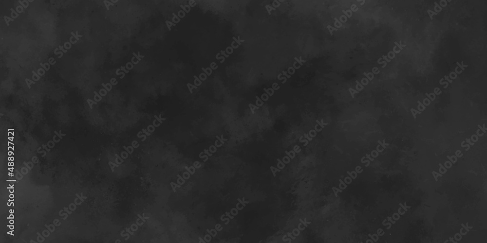 Beautiful grey watercolor grunge. Black marble texture background. abstract nature pattern for design. Border from smoke. Misty effect for film , text or space.