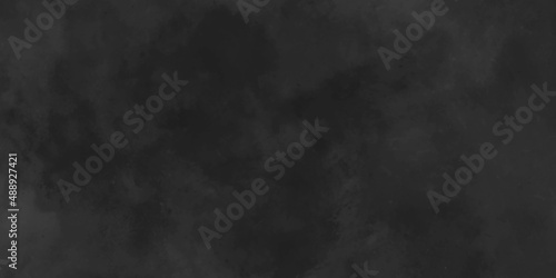 Beautiful grey watercolor grunge. Black marble texture background. abstract nature pattern for design. Border from smoke. Misty effect for film , text or space.