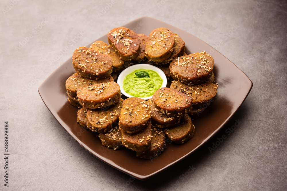 Gujarati snack muthiya or muthia Gujarati snack muthiya or muthia