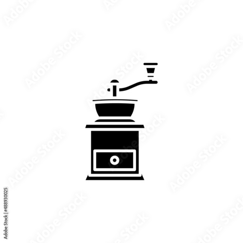 Coffee Grinder icon in vector. Logotype