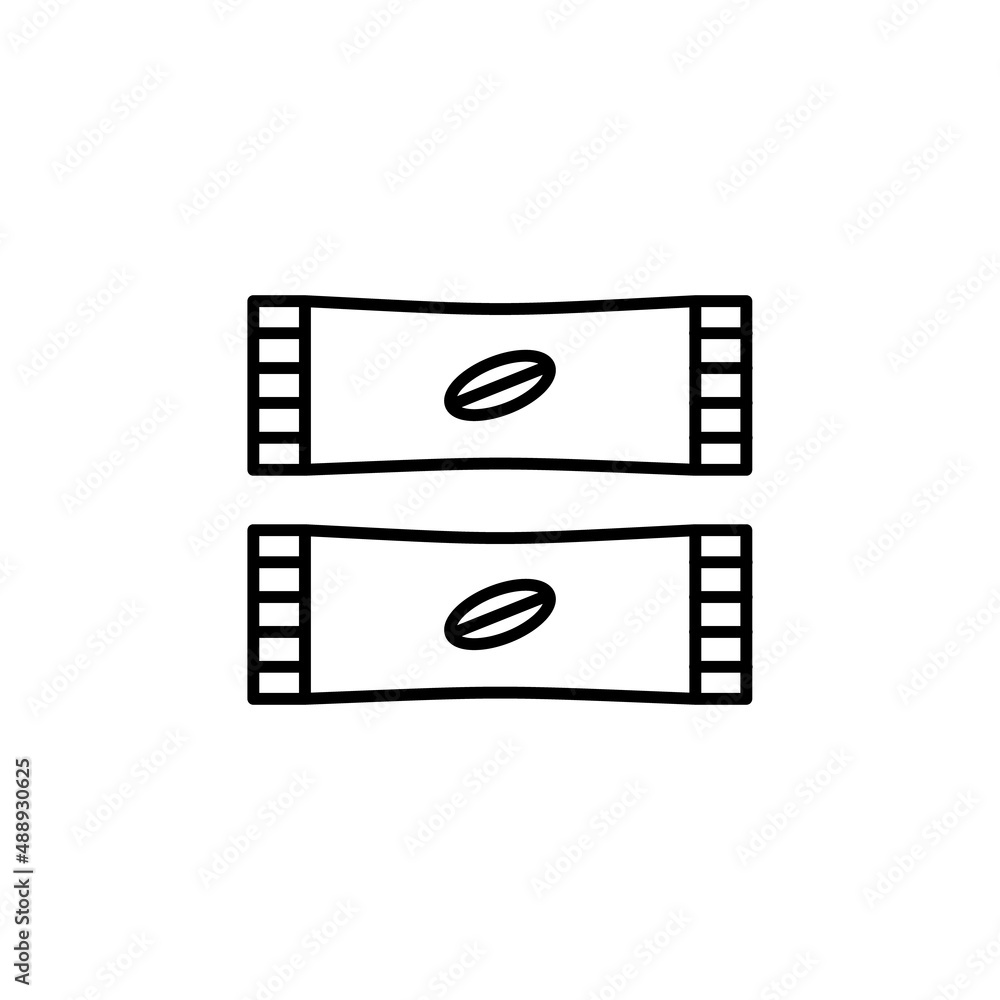 Fototapeta premium Coffee Bag icon in vector. Logotype