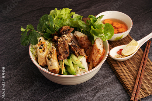 Vietnamese Special Combination Vermicelli Bowl