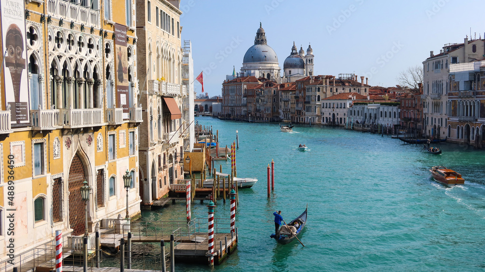 Perfect sunny days in Venice Italy 