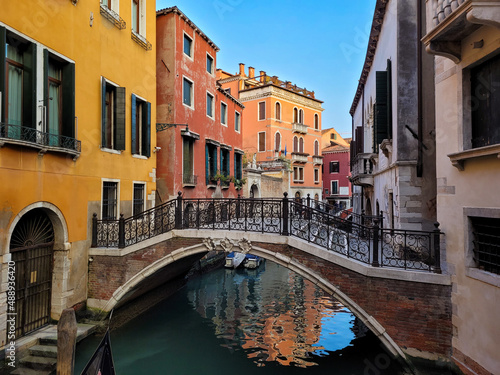 The canals in Venice Italy  © pop_gino