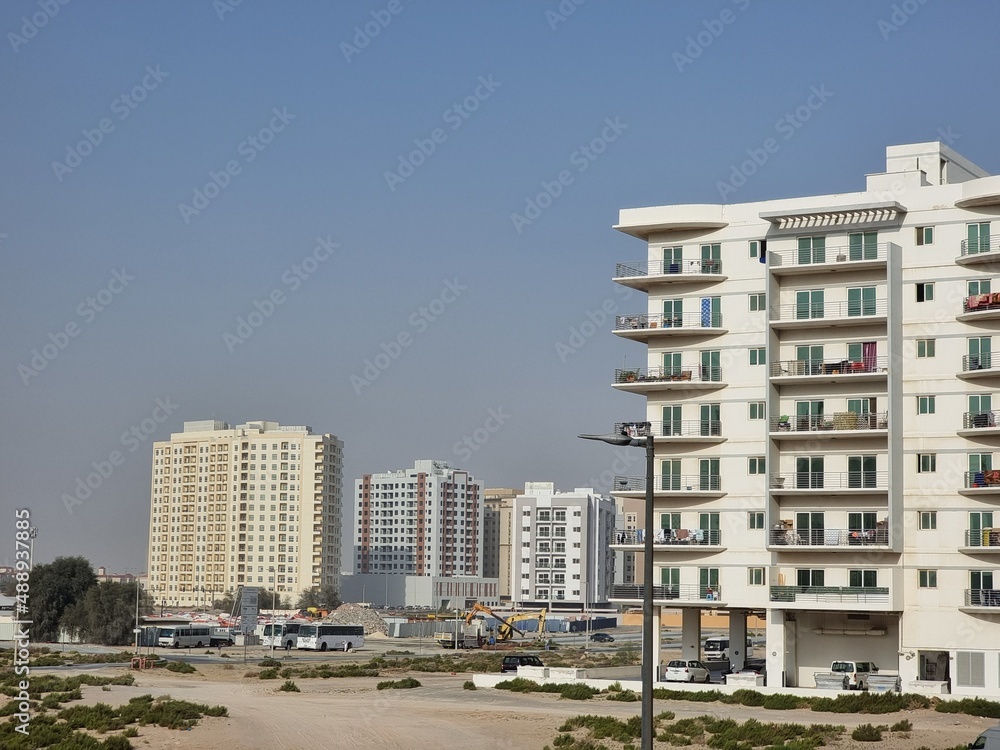 Residential buildings in Dubai, UAE 