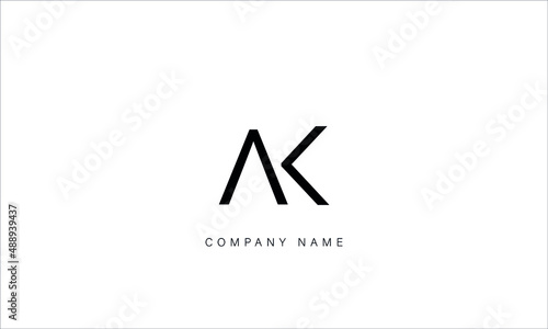AK, KA, AK, Letters Logo Monogram photo