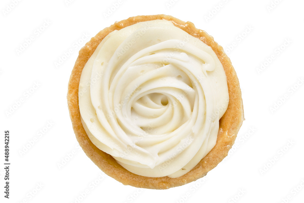 Vanilla cake isolated Vanilla cake isolated