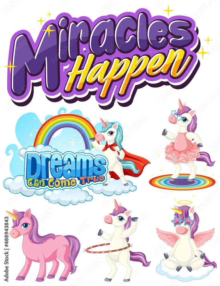 Set of fairy tale cartoon characters Set of fairy tale cartoon characters