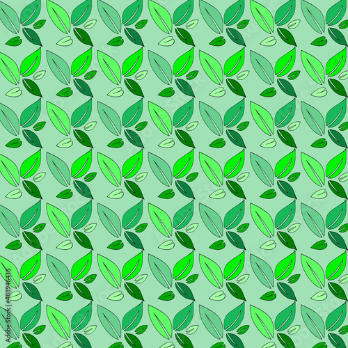 Wallpaper Mural background leaves Torontodigital.ca