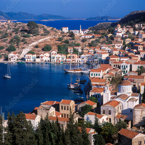 Greece; Castellorizo; Dodecanese; Port Bay of Megisti, photo