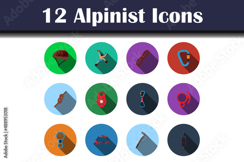 Alpinist Icon Set