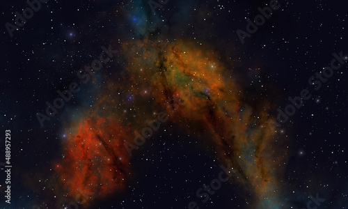 Obraz na plátně deep space astromony image