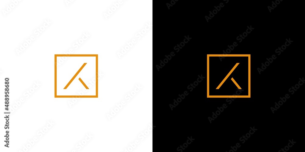 Simple and luxury letter K initials logo design 1 Simple and luxury letter K initials logo design 1