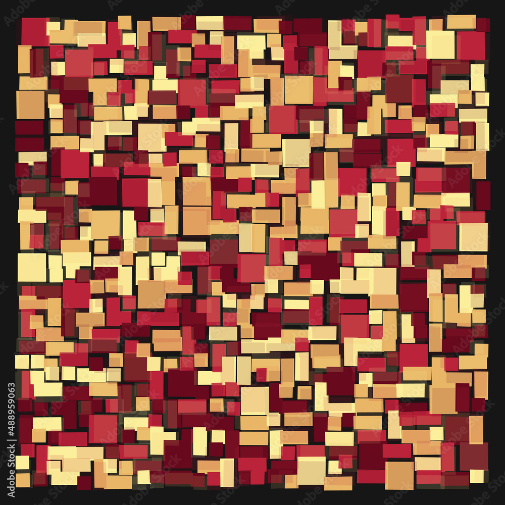Offset Quads generative art background art illustration Offset Quads generative art background art illustration