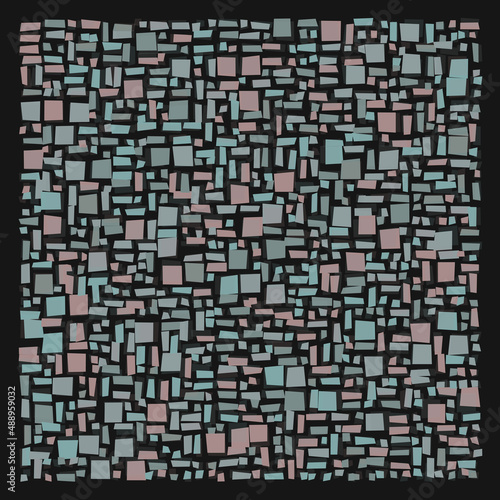 Offset Quads generative art background art illustration