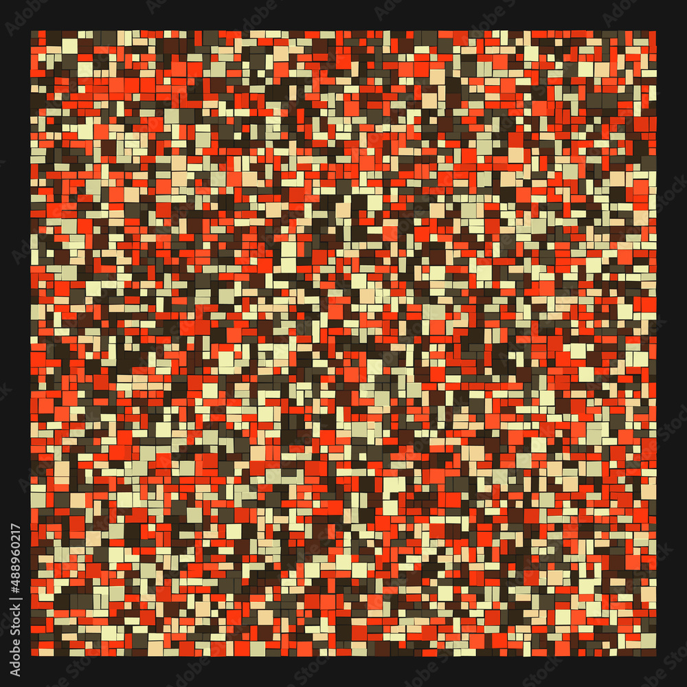 Fototapeta premium Offset Quads generative art background art illustration