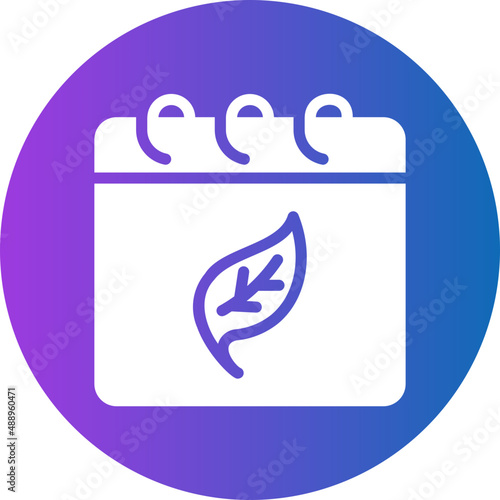 calendar gradient icon