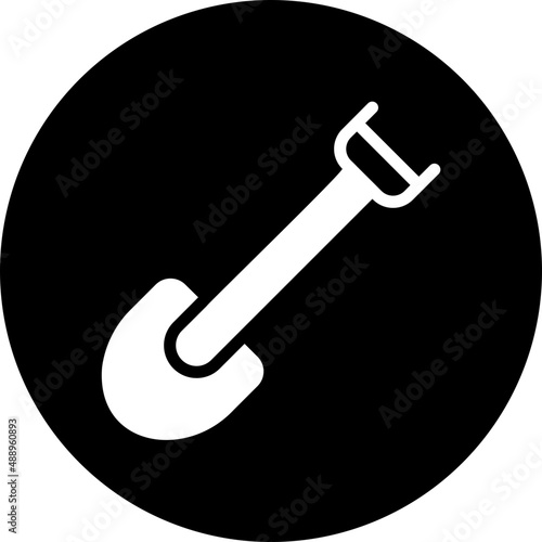 shovel glyph icon