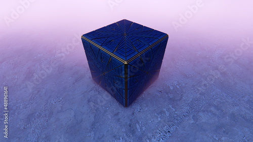 Fotografía Black Pandoras box 3d rendering