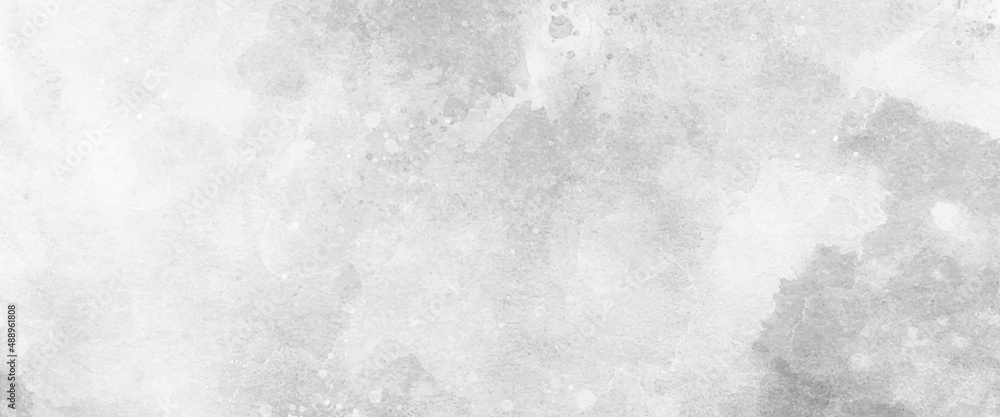 White background paper with white marble texture, White concrete wall as background, watercolor background in white and gray painting with cloudy distressed texture and marbled grunge.