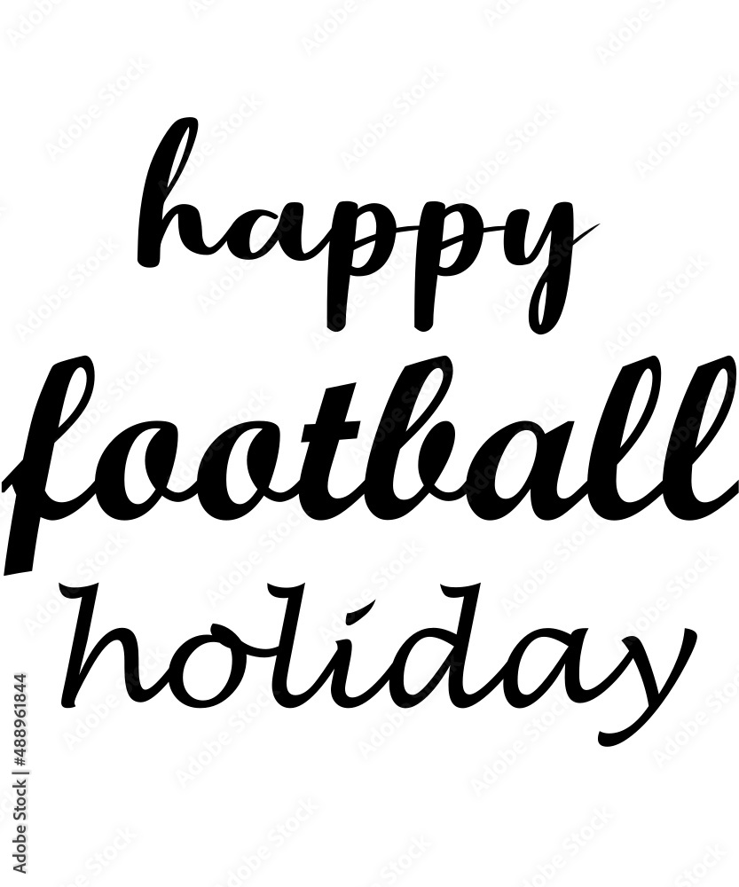 Happy holiday football