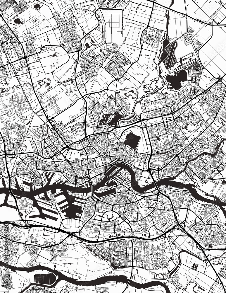 Rotterdam City Map