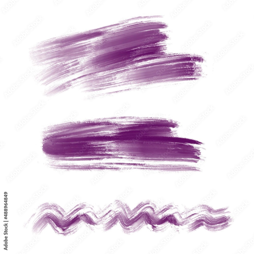 Abstract hand drawn violet blots background. Design element in Watercolor style