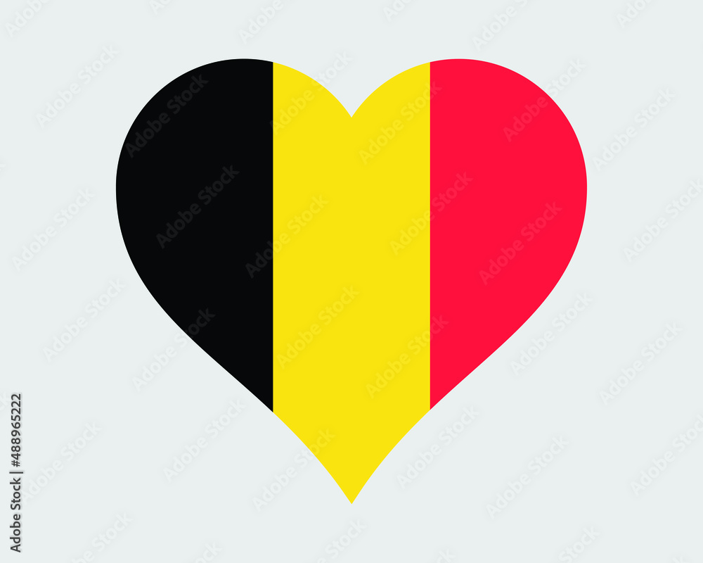 Belgium Heart Flag. Belgian Love Shape Country Nation National Flag. Kingdom of Belgium Banner Icon Sign Symbol. EPS Vector Illustration. Belgium Heart Flag. Belgian Love Shape Country Nation National Flag. Kingdom of Belgium Banner Icon Sign Symbol. EPS Vector Illustration.