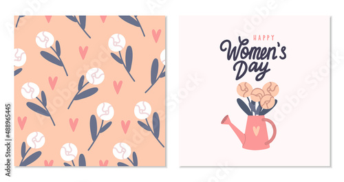 Woman's day pions cards photo