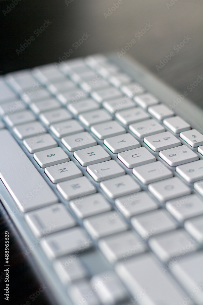 Buttons on a wireless keyboard