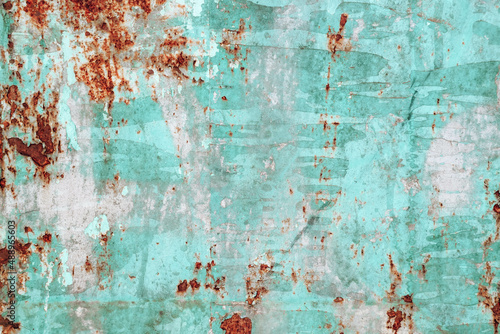 Grunge rusty metal texture. Rusted and oxidized background.