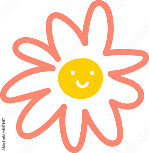 fun stickers emoji and doodle illustration