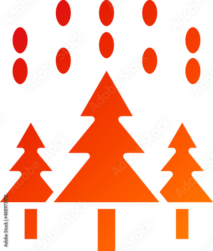 Snow Forest Icon Style