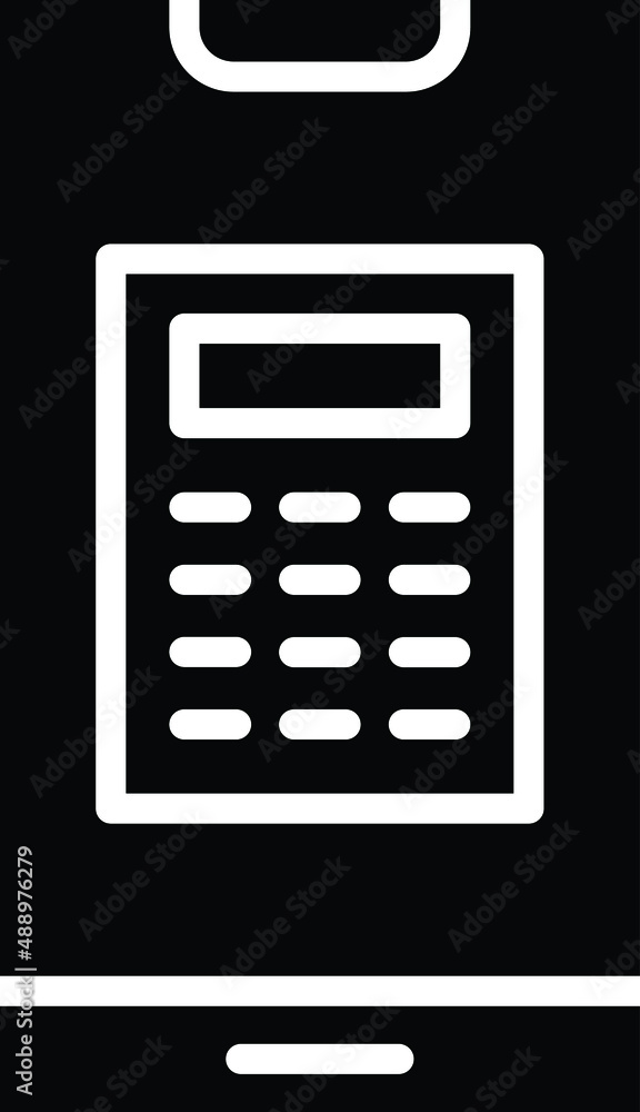 Calculator Vector Icon Design Illustration Calculator Vector Icon Design Illustration