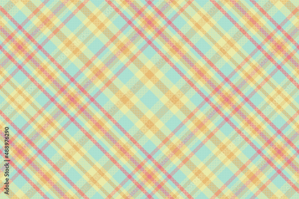 Seamless tartan plaid pattern with texture and pastel color. Seamless tartan plaid pattern with texture and pastel color.