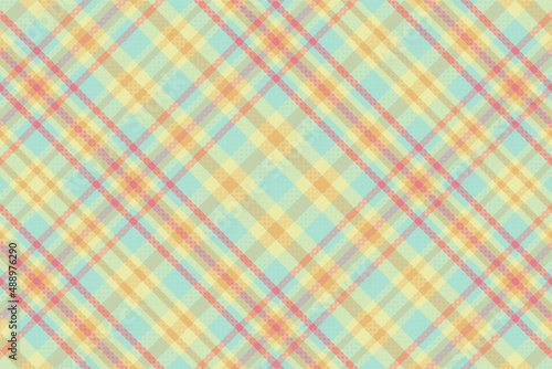 Wallpaper Mural Seamless tartan plaid pattern with texture and pastel color. Torontodigital.ca