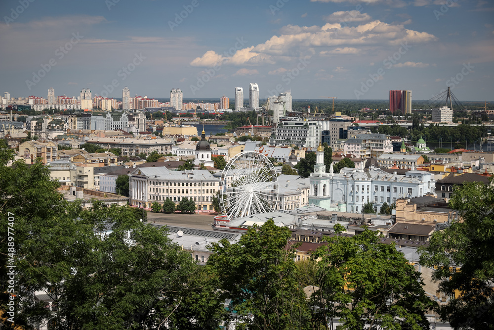 Aerial view of Kiev, Ukraine