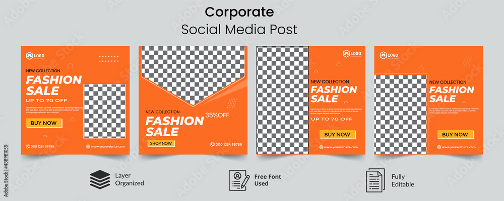 Digital marketing Social media post template banner design. Digital marketing vector template design. Digital marketing Social media post template banner design. Digital marketing vector template design.