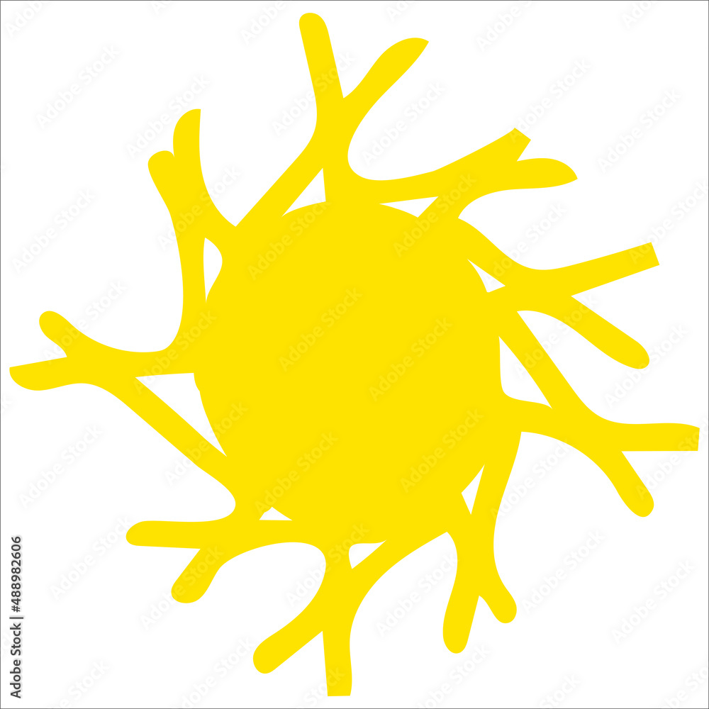 Hand drawn sun element, doodle illustration for web design,kids print,creative icon Hand drawn sun element, doodle illustration for web design,kids print,creative icon