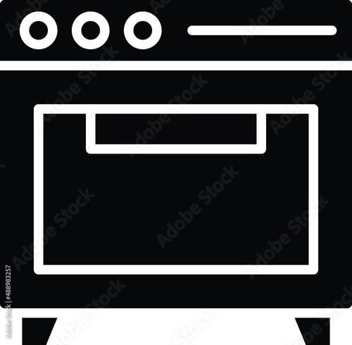 Oven Vector Icon Design Illustration