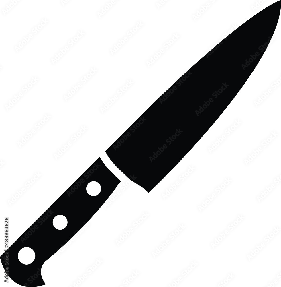 Knife Vector Icon Design Illustration Knife Vector Icon Design Illustration