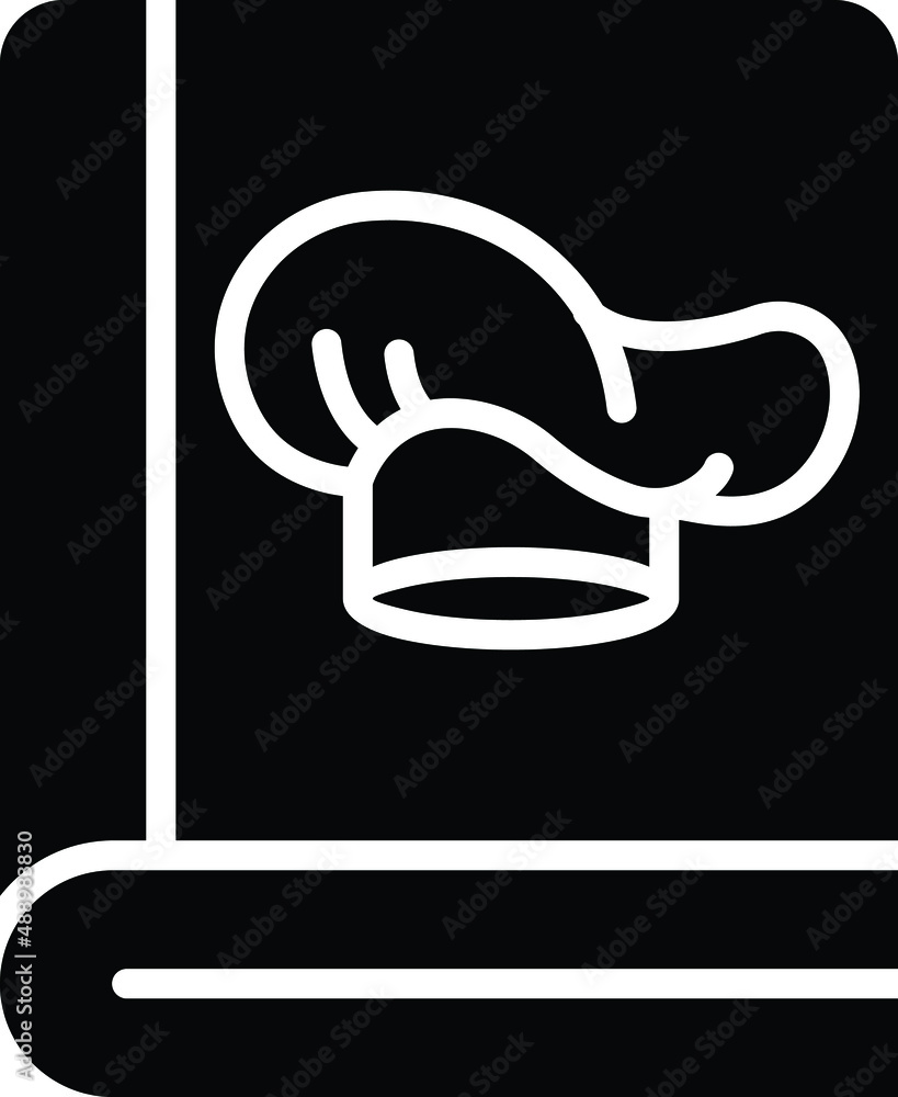 Chef book Vector Icon Design Illustration Chef book Vector Icon Design Illustration