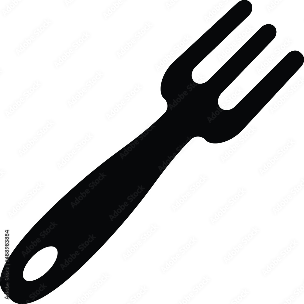 Fork Vector Icon Design Illustration Fork Vector Icon Design Illustration