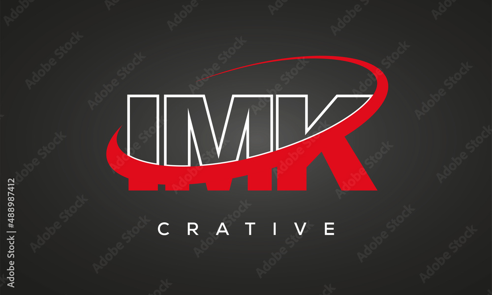 IMK letters creative technology logo design IMK letters creative technology logo design