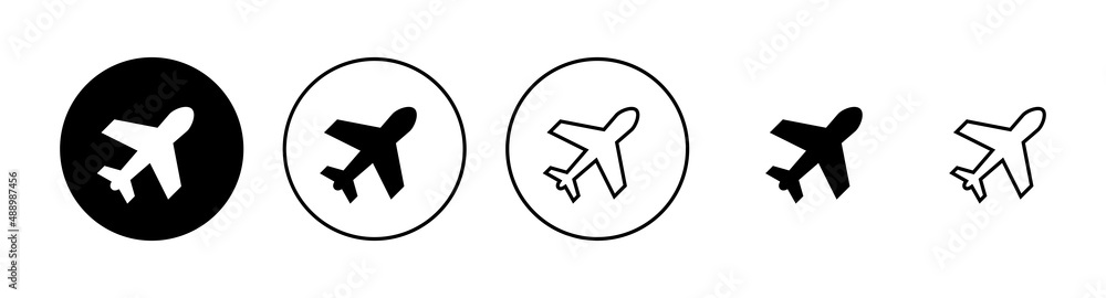 Plane icons set. Airplane sign and symbol. Flight transport symbol. Travel sign. aeroplane Plane icons set. Airplane sign and symbol. Flight transport symbol. Travel sign. aeroplane