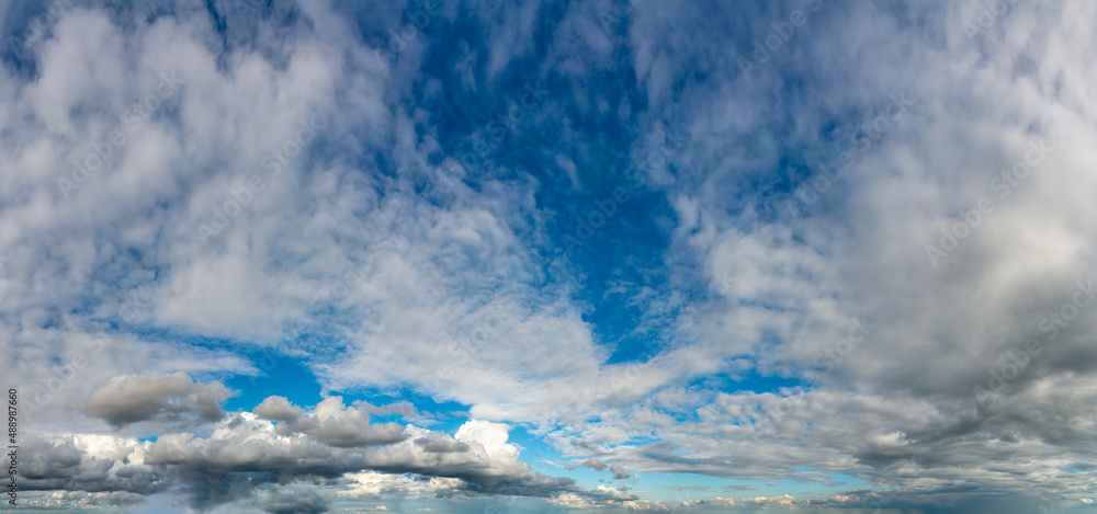 Fantastic soft clouds, natural sky composition, wide panorama Fantastic soft clouds, natural sky composition, wide panorama