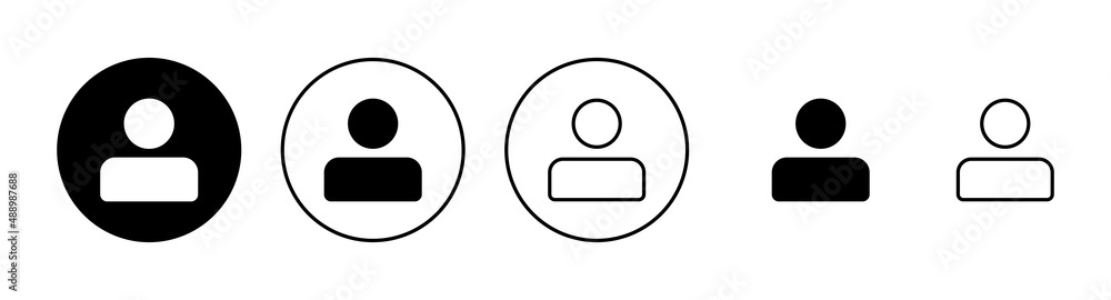 User Icons set. person sign and symbol. people icon. User Icons set. person sign and symbol. people icon.