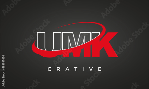 UMK letters creative technology logo design photo