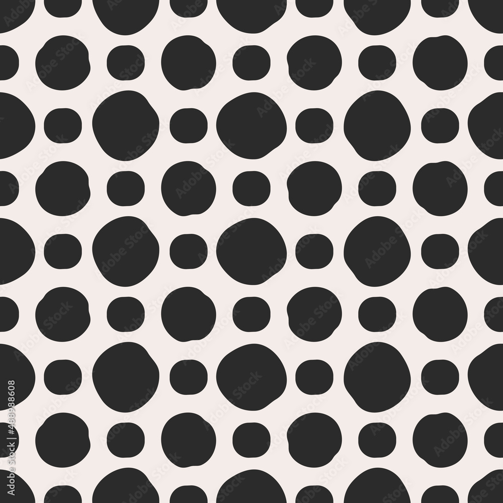 Black dot polka dots. Vector of simple black dots. Black dot polka dots. Vector of simple black dots.